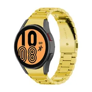 Samsung Galaxy Watch 4 - 40mm / 44mm - Stalen schakelband - Goud van Watchbandjes-shop – productfoto