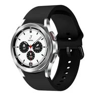 Samsung Galaxy Watch 4 Classic - 42mm & 46mm - Classic sportbandje - Zwart van Watchbandjes-shop – productfoto