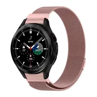 Samsung Galaxy Watch 4 Classic - 42mm / 46mm - Milanese bandje (ronde connector) - Rosé goud by Watchbandjes-shop – product photo