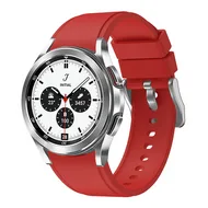Samsung Galaxy Watch 4 Classic - 42mm & 46mm - Siliconen sportband - Rood van Watchbandjes-shop – productfoto