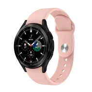 Samsung Galaxy Watch 4 Classic - 42mm & 46mm - Sportbandje - Lichtroze van Watchbandjes-shop – productfoto