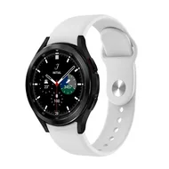 Samsung Galaxy Watch 4 Classic - 42mm & 46mm - Sportbandje - Wit van Watchbandjes-shop – productfoto