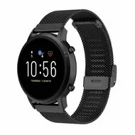 Samsung Galaxy Watch 6 Classic - 47mm & 43mm - Milanese bandje met klemsluiting - Zwart van Watchbandjes-shop – productfoto