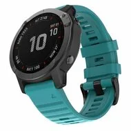Siliconen bandje - Blauwgroen - Garmin Fenix 9 / 9 pro - 51mm by Watchbandjes-shop – product photo