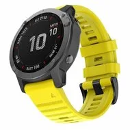 Siliconen bandje - Geel - Garmin Instinct 3 - 50mm van Watchbandjes-shop – productfoto