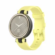 Siliconen bandje - Geel - Garmin Lily van Watchbandjes-shop – productfoto