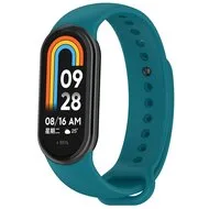 Siliconen bandje - Groenblauw - Xiaomi Smart Band 8 / 9 / 10 van Watchbandjes-shop – productfoto