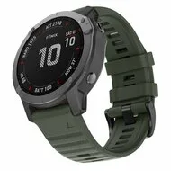Siliconen bandje - Leger groen - Garmin Instinct 3 / Instinct E - 45mm by Watchbandjes-shop – product photo