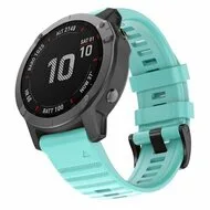 Siliconen bandje - Lichtblauw - Garmin Fenix 7 / 6 / 5 by Watchbandjes-shop – product photo