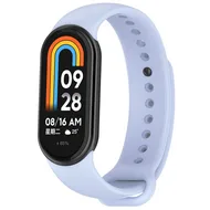 Siliconen bandje - Lichtblauw - Xiaomi Smart Band 8 / 9 / 10 by Watchbandjes-shop – product photo