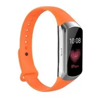 Siliconen bandje - Oranje - Samsung Galaxy Fit by Watchbandjes-shop – product photo