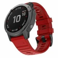 Siliconen bandje - Rood - Garmin Quatix 8 - 51mm van Watchbandjes-shop – productfoto
