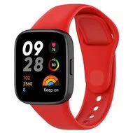 Siliconen bandje - Rood - Xiaomi Redmi Watch 3 by Watchbandjes-shop – product photo