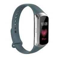 Siliconen bandje - Steengrijs - Samsung Galaxy Fit van Watchbandjes-shop – productfoto