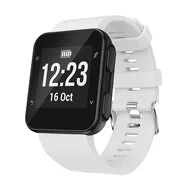 Siliconen bandje - Wit - Garmin Forerunner 35 / 30 by Watchbandjes-shop – product photo
