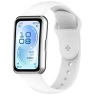 Siliconen bandje - Wit - Huawei Band 11 / 11 pro van Watchbandjes-shop – productfoto