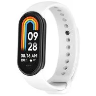 Siliconen bandje - Wit - Xiaomi Smart Band 8 / 9 / 10 van Watchbandjes-shop – productfoto