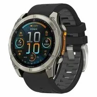 Siliconen bandje - Zwart - Garmin Instinct E - 40mm van Watchbandjes-shop – productfoto