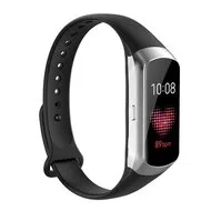 Siliconen bandje - Zwart - Samsung Galaxy Fit by Watchbandjes-shop – product photo