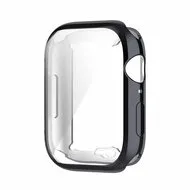 Siliconen case (volledig beschermd) 41mm - Space Grey - Geschikt voor Apple watch 41mm by Watchbandjes-shop – product photo