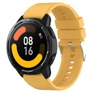 Siliconen sportband - Geel - Xiaomi Mi Watch / Xiaomi Watch 2 / Xiaomi Watch S1 / S2 / S3 / S4 (47mm) by Watchbandjes-shop – product photo