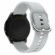 Siliconen sportband - Grijs - Samsung Galaxy Watch - 46mm / Samsung Gear S3 van Watchbandjes-shop – productfoto