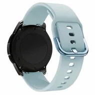 Siliconen sportband - Lichtblauw - Xiaomi Mi Watch / Xiaomi Watch 2 / Xiaomi Watch S1 / S2 / S3 / S4 (47mm) van Watchbandjes-shop – productfoto