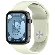 Siliconen sportband - Lichtgroen - Huawei Watch Fit 5 / 4 / 3 van Watchbandjes-shop – productfoto