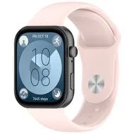 Siliconen sportband - Lichtroze - Huawei Watch Fit 5 / 4 / 3 van Watchbandjes-shop – productfoto