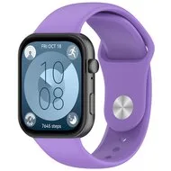 Siliconen sportband - Paars - Huawei Watch Fit 5 / 4 / 3 van Watchbandjes-shop – productfoto