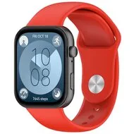 Siliconen sportband - Rood - Huawei Watch Fit 5 / 4 / 3 by Watchbandjes-shop – product photo