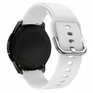 Siliconen sportband - Wit - Huawei Watch GT 2 Pro / GT 3 Pro - 46mm van Watchbandjes-shop – productfoto
