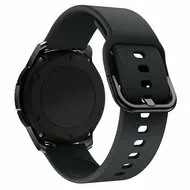 Siliconen sportband - Zwart - Huawei Watch GT 2 Pro / GT 3 Pro - 46mm van Watchbandjes-shop – productfoto