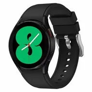 Siliconen sportband - Zwart - Samsung Galaxy Watch 6 - 40mm & 44mm van Watchbandjes-shop – productfoto