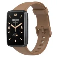 Siliconen sportbandje - Bruin - Xiaomi Smart band 7 Pro van Watchbandjes-shop – productfoto
