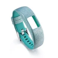Siliconen sportbandje - Draw Design groen - Garmin Vivofit 4 by Watchbandjes-shop – product photo