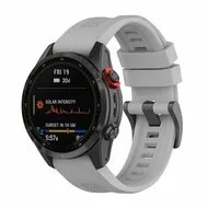 Siliconen sportbandje - Grijs - Garmin Fenix 9 / 9 pro - 47mm van Watchbandjes-shop – productfoto