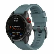 Siliconen sportbandje - Grijsblauw - Garmin Instinct E - 40mm by Watchbandjes-shop – product photo