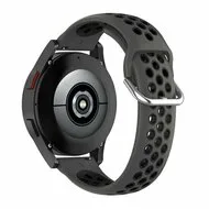 Siliconen sportbandje met gesp - Zwart - Xiaomi Mi Watch / Xiaomi Watch 2 / Xiaomi Watch S1 / S2 / S3 / S4 (47mm) van Watchbandjes-shop – productfoto