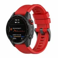 Siliconen sportbandje - Rood - Garmin Quatix 8 - 51mm by Watchbandjes-shop – product photo