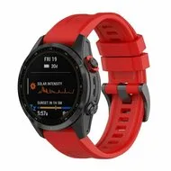 Siliconen sportbandje - Rood - Garmin Tactix 8 - 47mm by Watchbandjes-shop – product photo