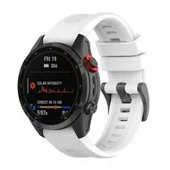 Siliconen sportbandje - Wit - Garmin Instinct 3 - 50mm by Watchbandjes-shop – product photo