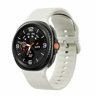 Soft siliconen band - Maat: M/L - Roomwit - Samsung Galaxy Watch 9 - 40mm / 44mm by Watchbandjes-shop – product photo