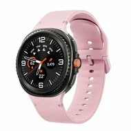 Soft siliconen band - Maat: M/L - Roze - Samsung Galaxy Watch 8 Classic - 46mm van Watchbandjes-shop – productfoto