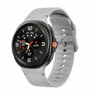 Soft siliconen band - Maat: S/M - Grijs - Samsung Galaxy Watch 8 Classic - 46mm by Watchbandjes-shop – product photo