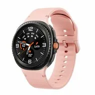 Soft siliconen band - Maat: S/M - Zalmroze - Samsung Galaxy Watch 8 Classic - 46mm van Watchbandjes-shop – productfoto