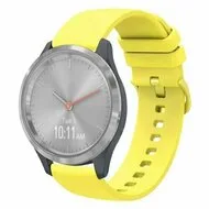 Soft siliconen bandje - Geel - Huawei Watch 5 - 42mm by Watchbandjes-shop – product photo