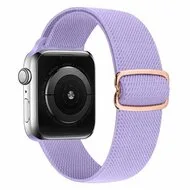 Solo Loop Nylon bandje - Paars - Geschikt voor Apple Watch 44mm / 45mm / 46mm / 49mm by Watchbandjes-shop – product photo
