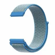 Sport Loop nylon bandje - Blauw - Samsung Galaxy Watch Active 2 van Watchbandjes-shop – productfoto