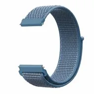 Sport Loop nylon bandje - Denim blauw - Samsung Galaxy Watch 3 - 41mm van Watchbandjes-shop – productfoto